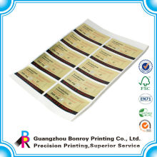 Adhesive waterproof custom printed stickers with logo